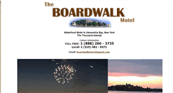 Desktop Screenshot of boardwalk1000islands.com